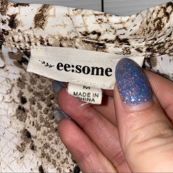 ee:some Snake Print Top - Picture 3 of 7